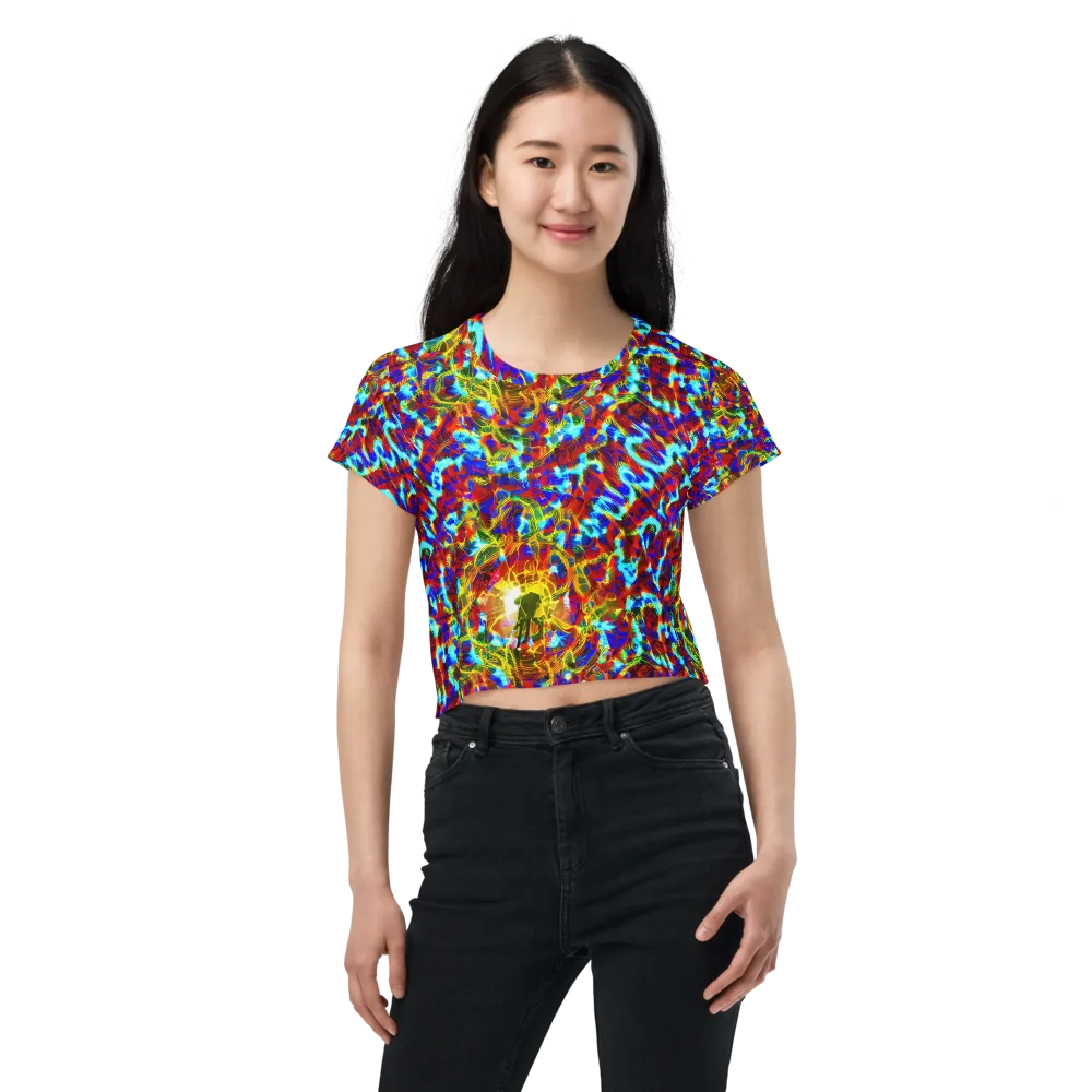 Electric Tempest on Crop Tee — Front