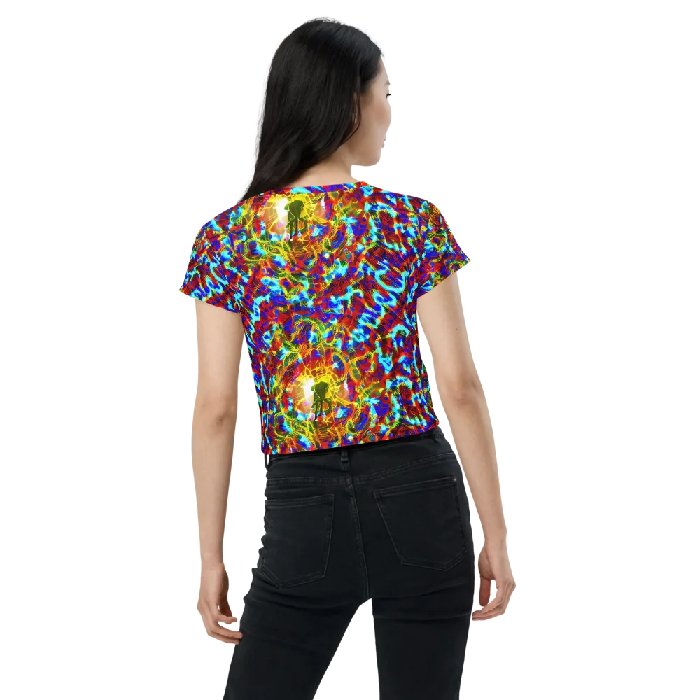 Electric Tempest on Crop Tee — Back