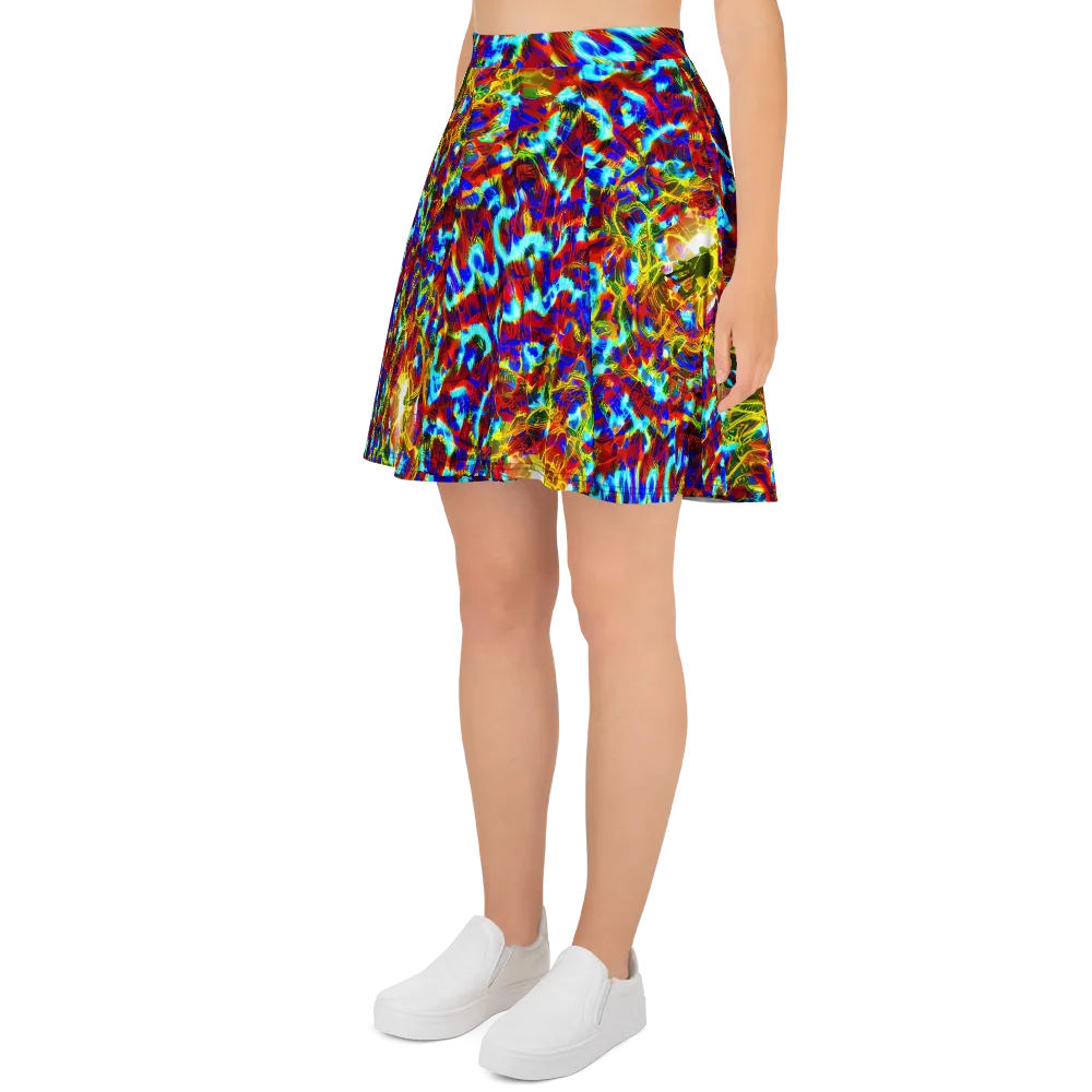 Electric Tempest on Skater Skirt — Left