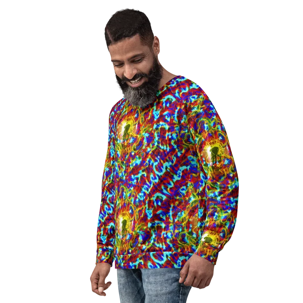 Electric Tempest on Sweatshirt — Left Front