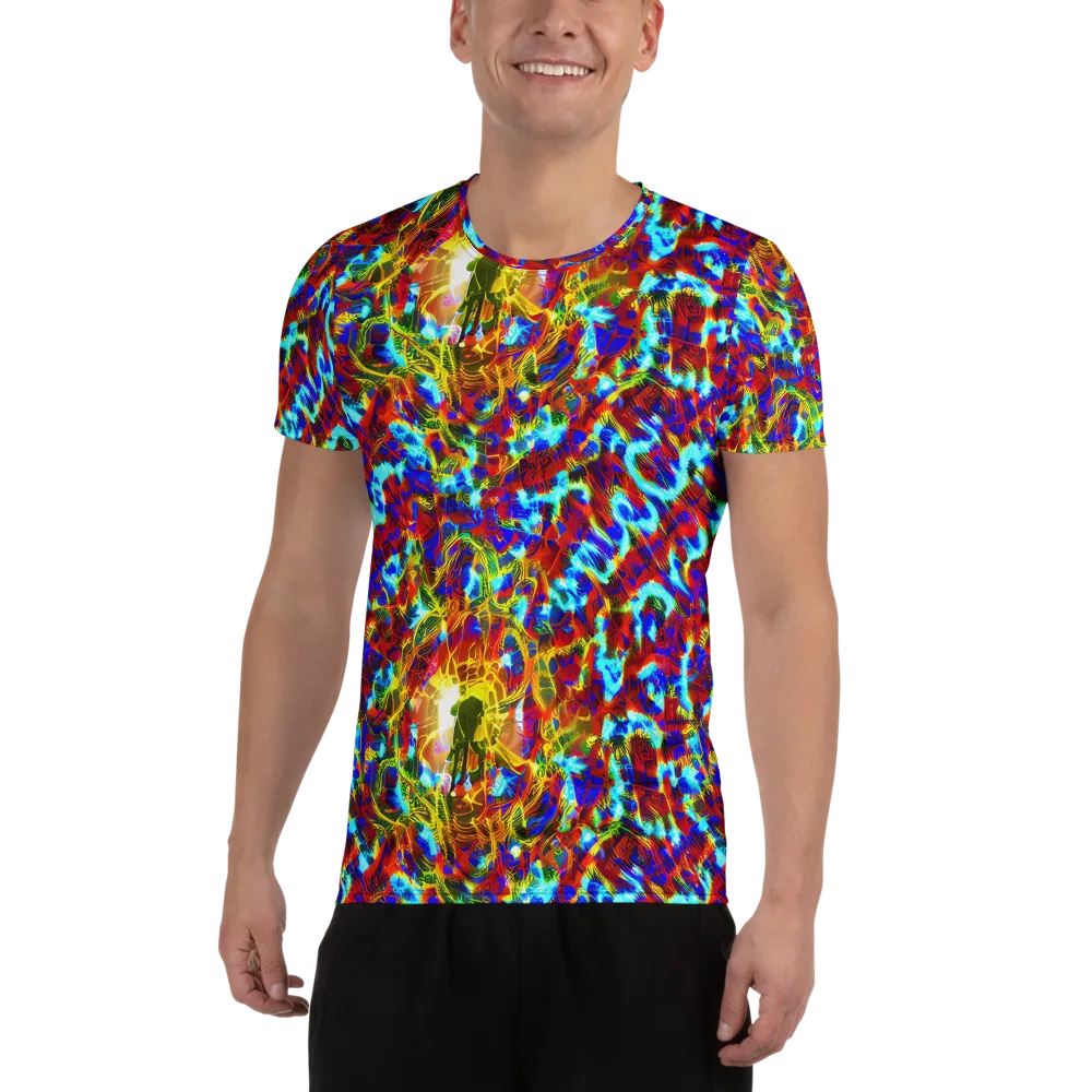Electric Tempest on Men's Athletic T-Shirt — Front