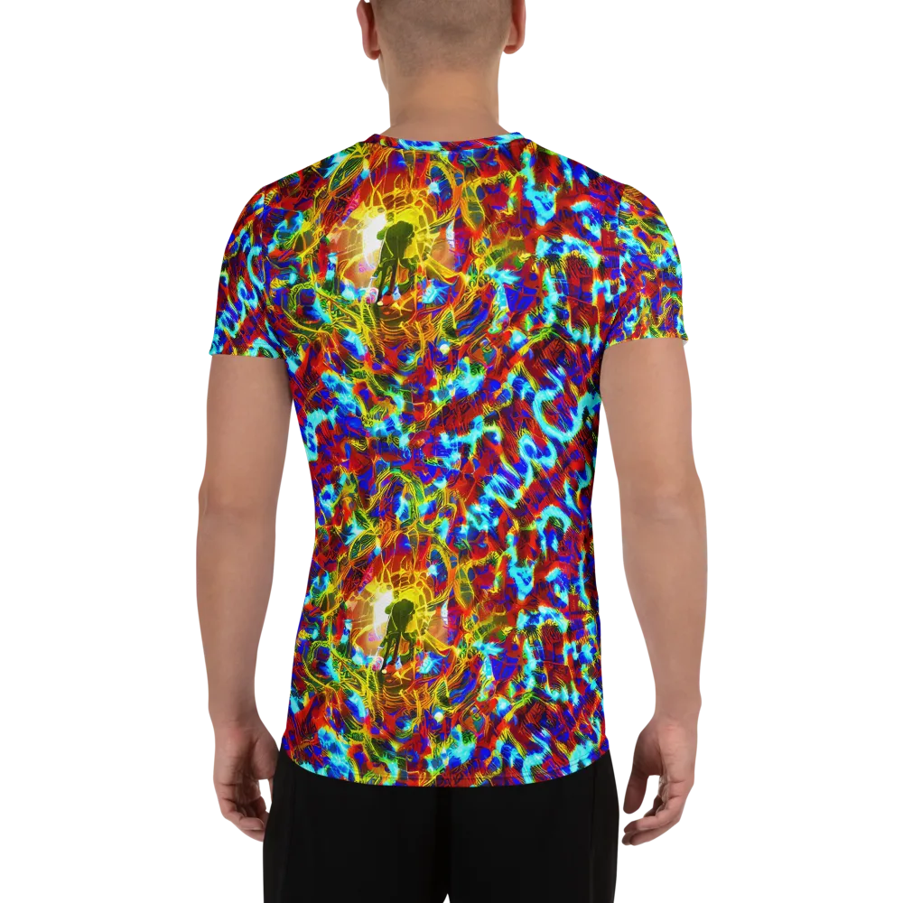 Electric Tempest on Men's Athletic T-Shirt — Back