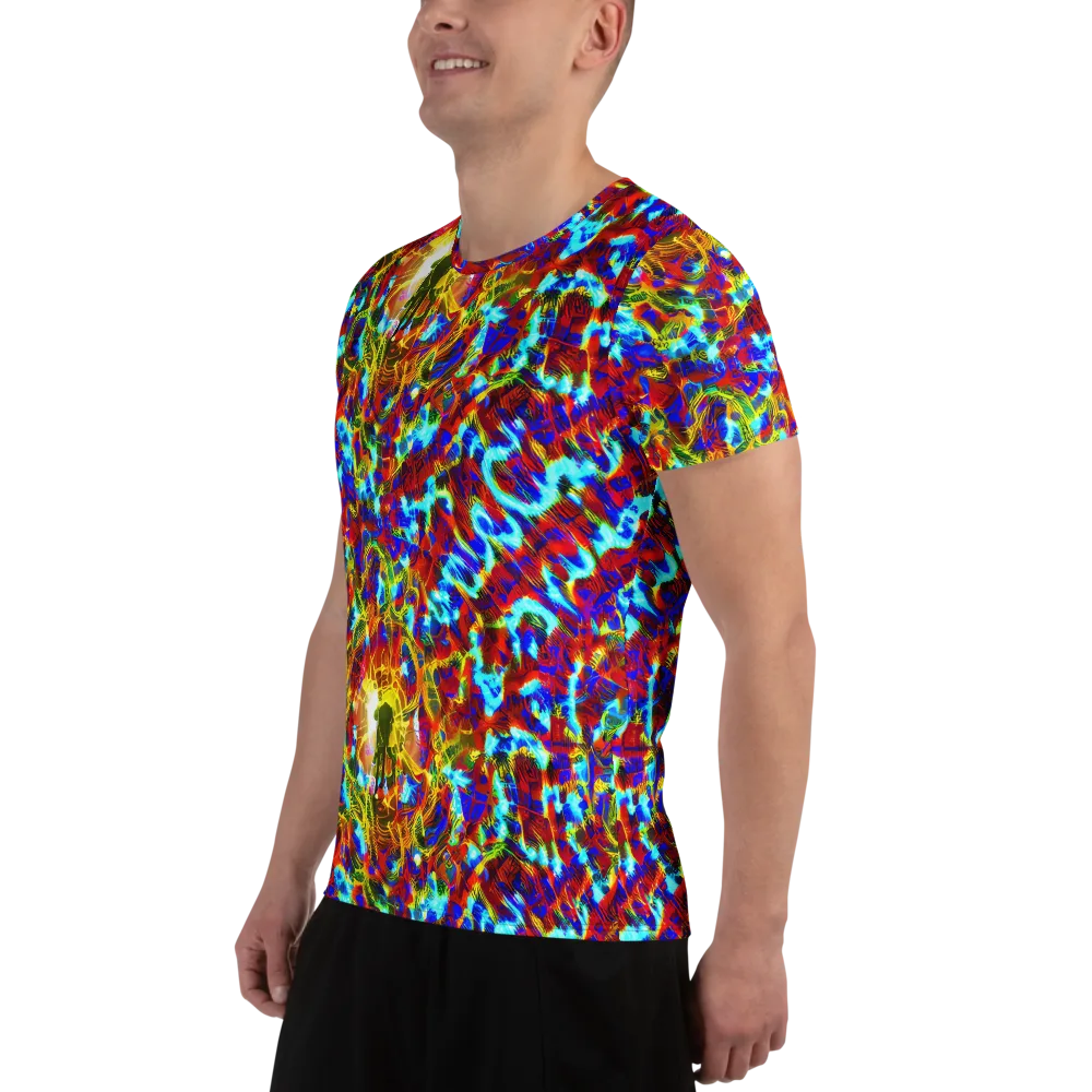Electric Tempest on Men's Athletic T-Shirt — Left
