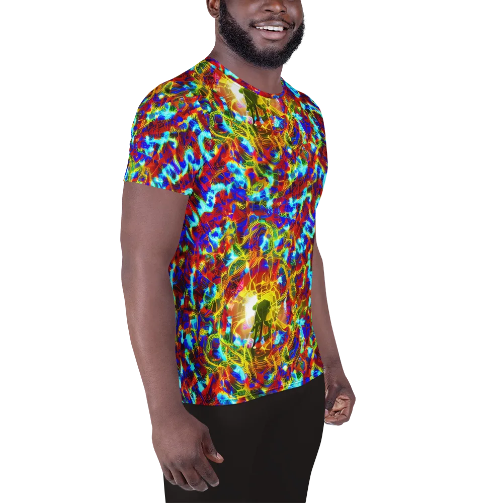 Electric Tempest on Men's Athletic T-Shirt — Right