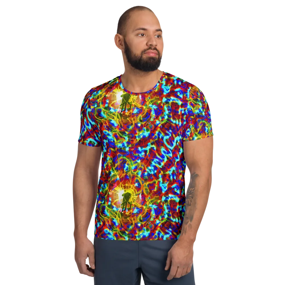 Electric Tempest on Men's Athletic T-Shirt — Front
