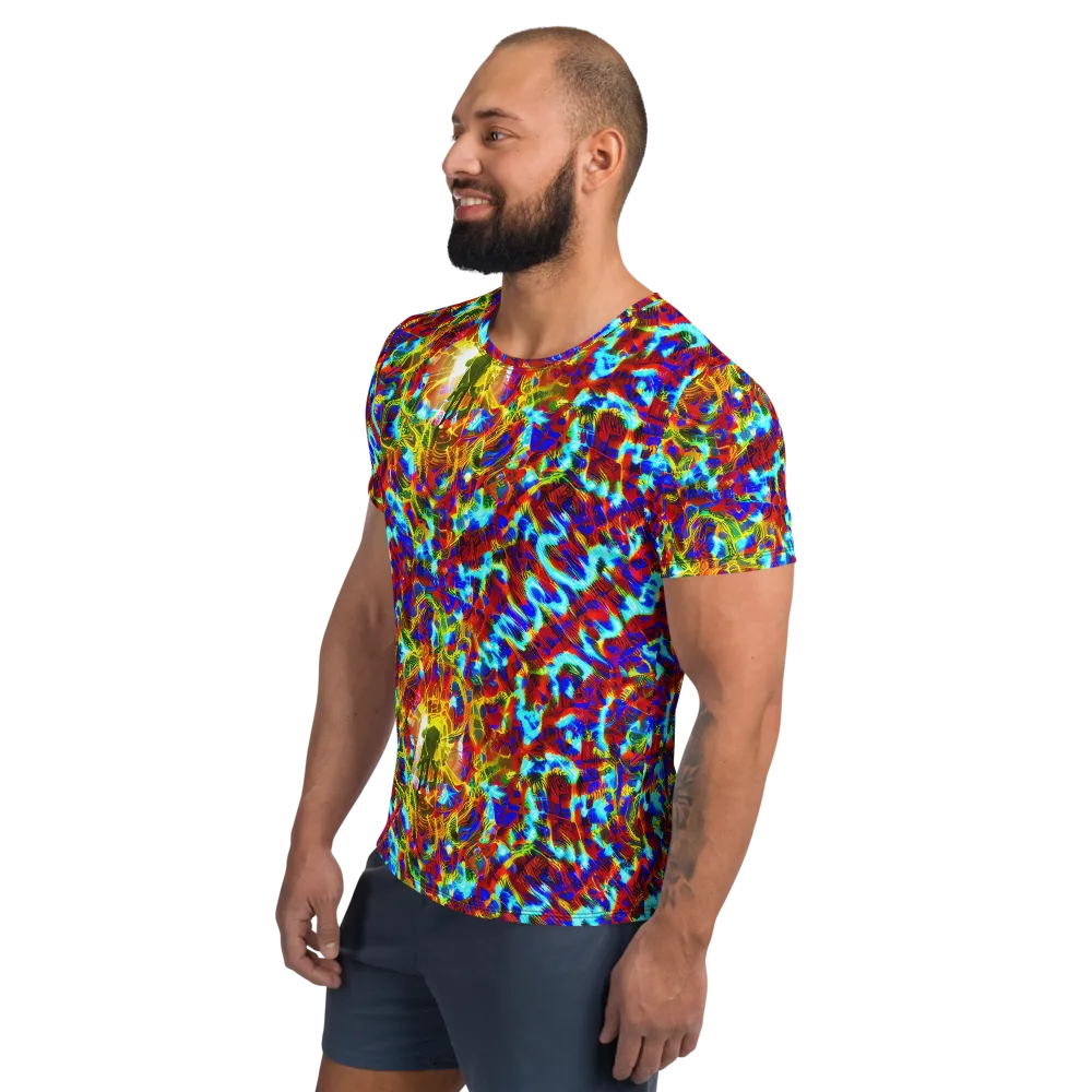 Electric Tempest on Men's Athletic T-Shirt — Left