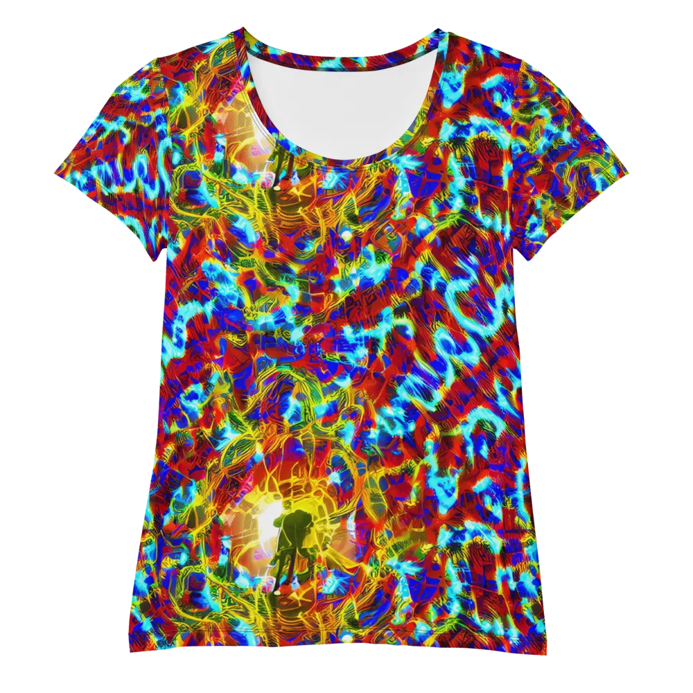 Electric Tempest on Women's Athletic T-Shirt — Front