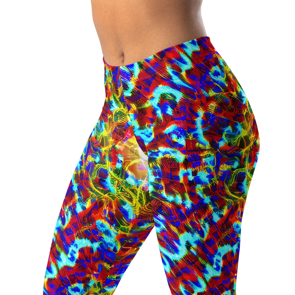 Electric Tempest on Leggings — Left Front
