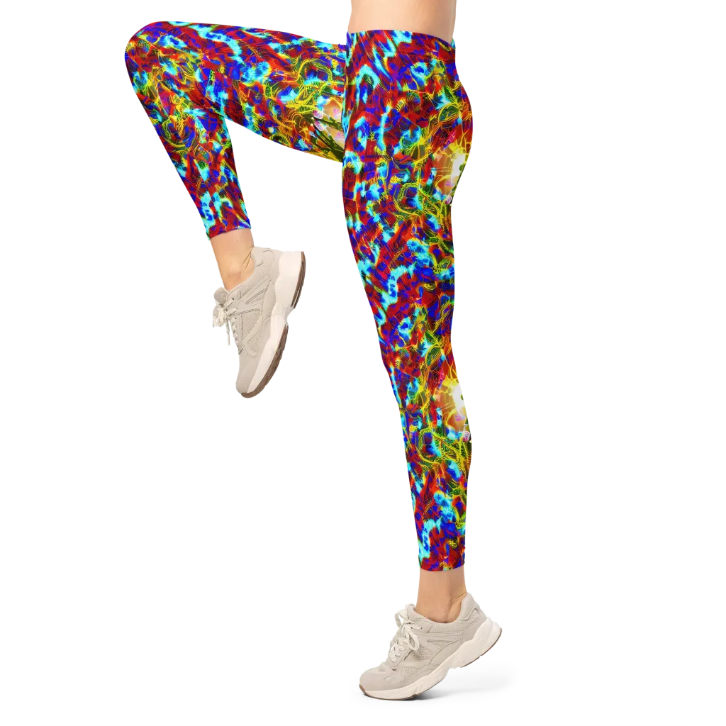 Electric Tempest on Leggings — Left