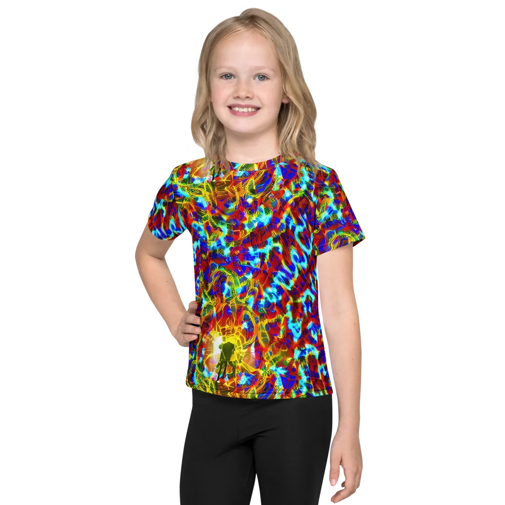 Electric Tempest on Kids Crew Neck T-Shirt — Front