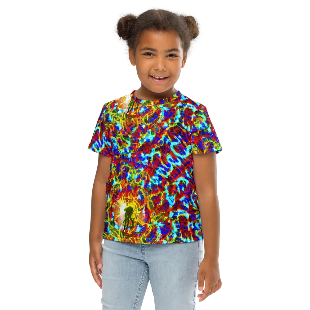 Electric Tempest on Kids Crew Neck T-Shirt — Front