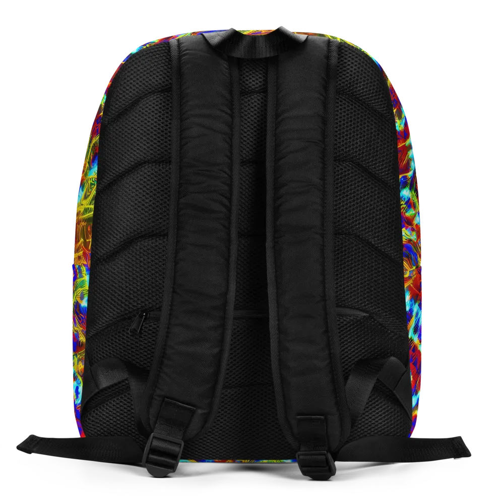 Electric Tempest on Minimalist Backpack — Back