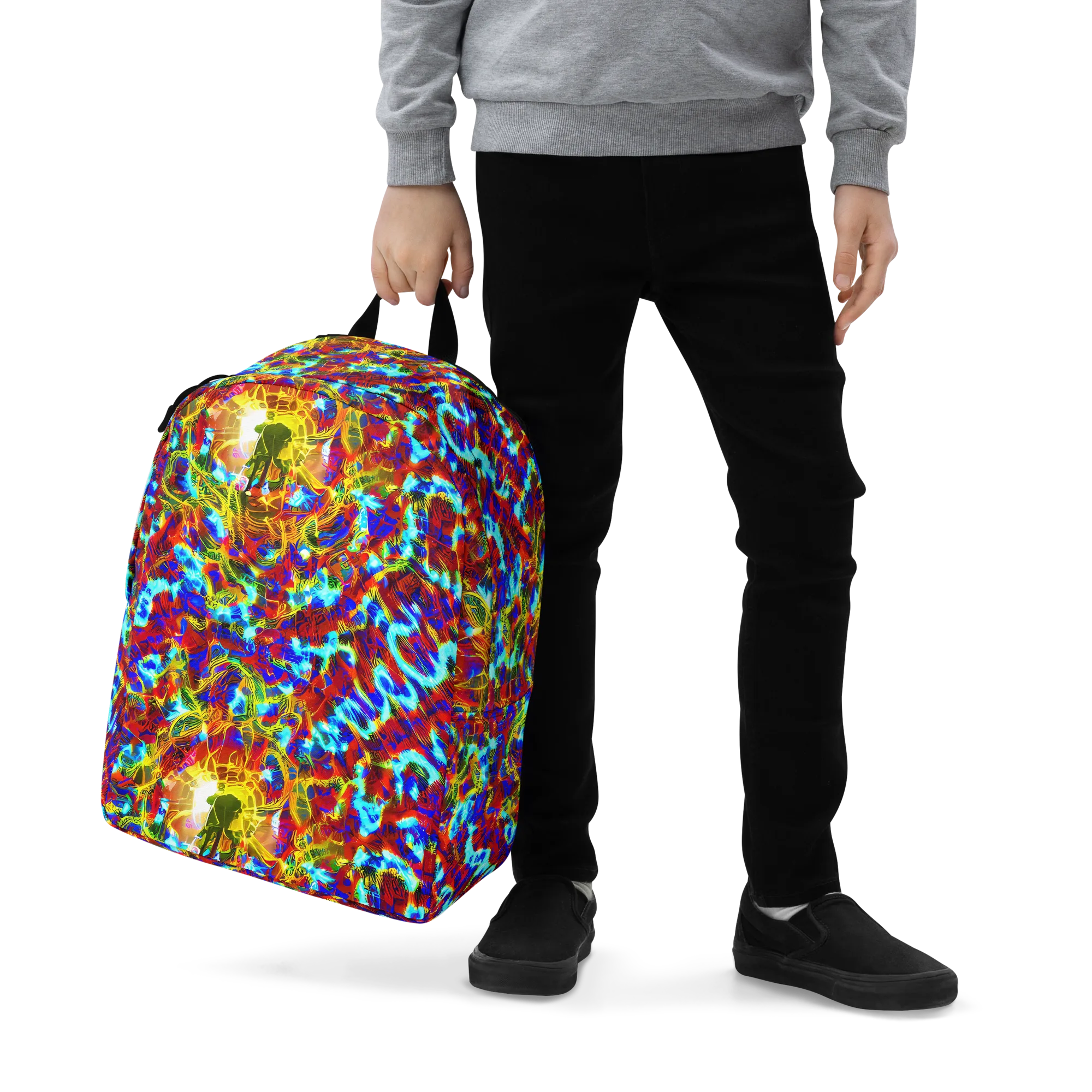 Electric Tempest on Minimalist Backpack — Zoomed-in
