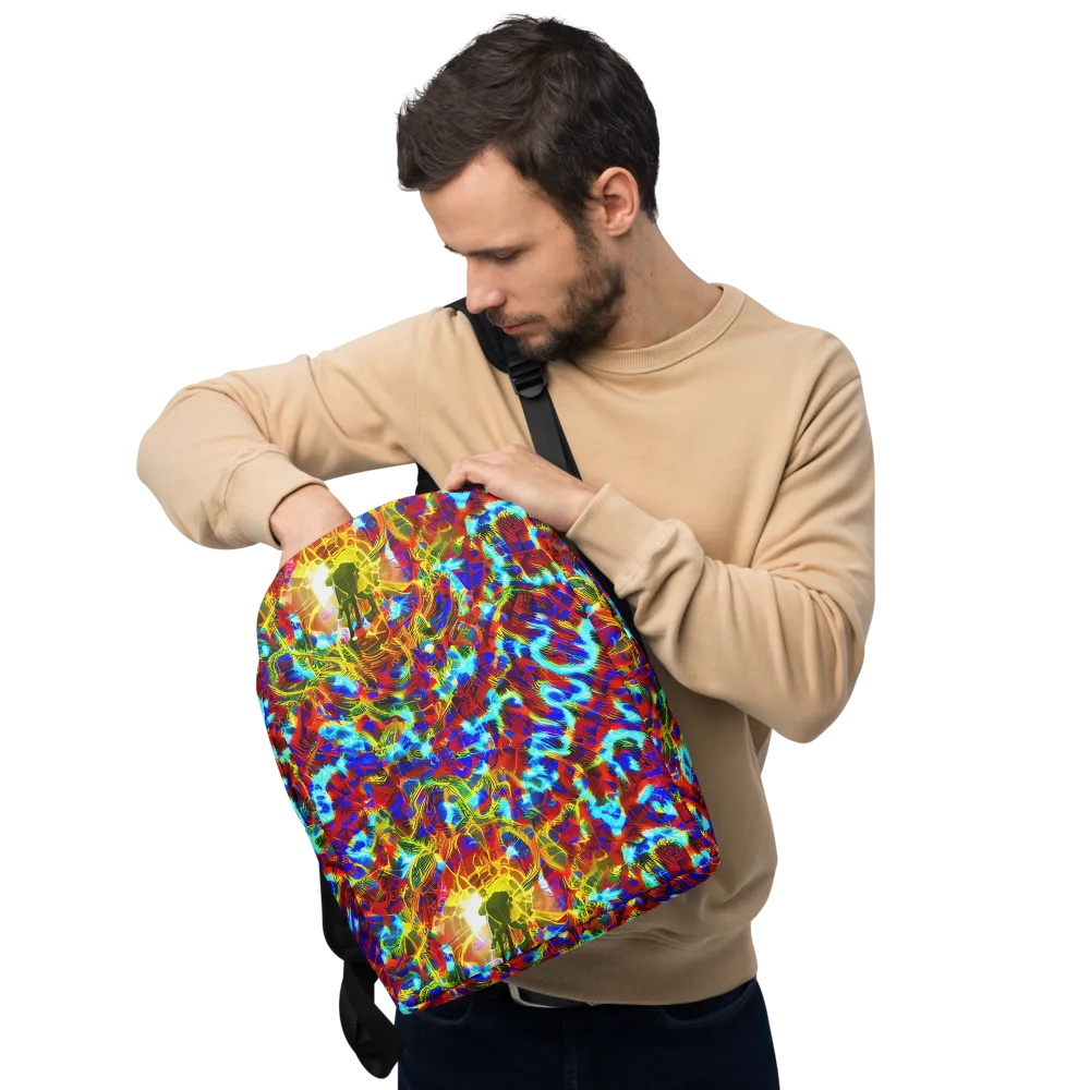 Electric Tempest on Minimalist Backpack — Front
