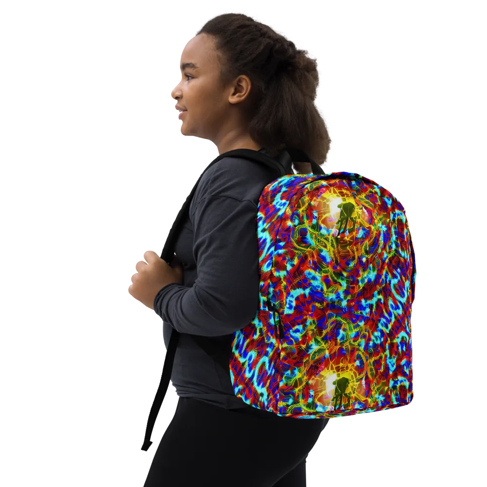 Electric Tempest on Minimalist Backpack — Right Front