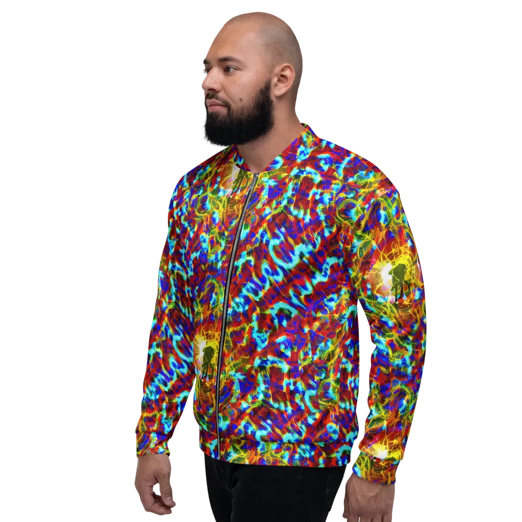Electric Tempest on Bomber Jacket — Left