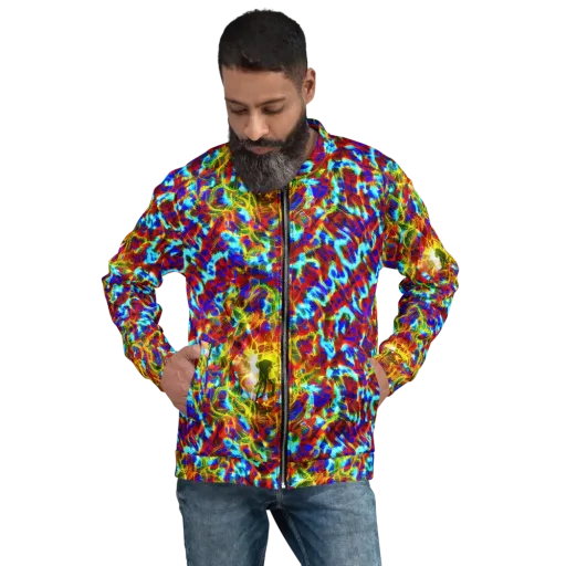 Electric Tempest on a Bomber Jacket
