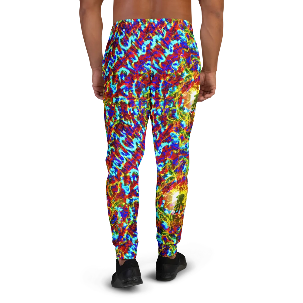Electric Tempest on Men's Joggers — Back