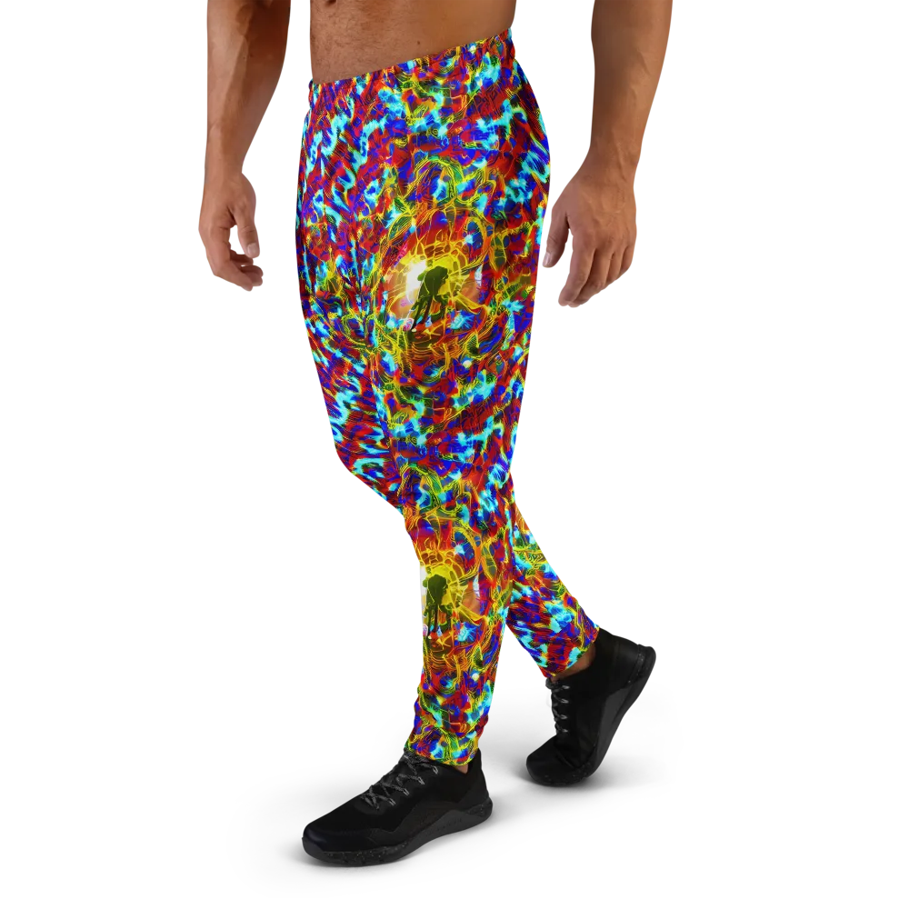 Electric Tempest on Men's Joggers — Left