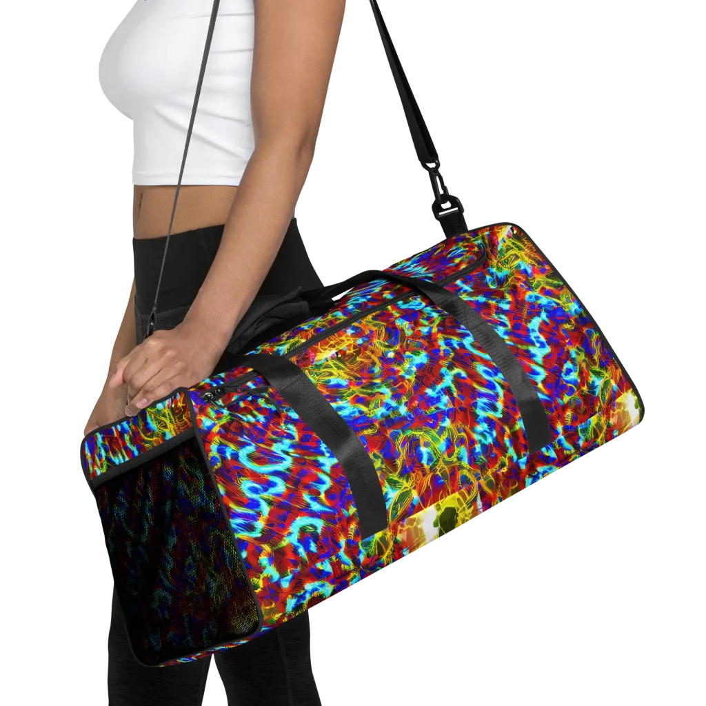 Electric Tempest on Duffle Bag — Front