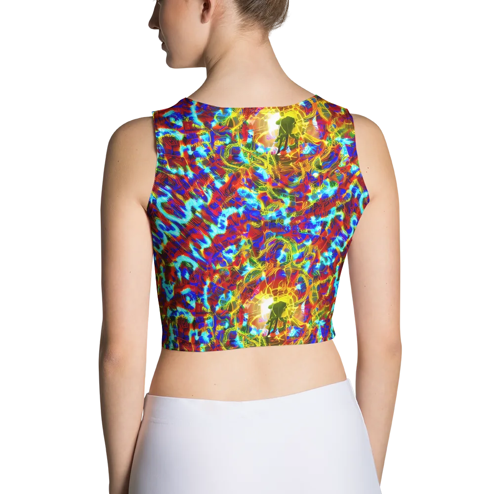 Electric Tempest on Crop Top — Back