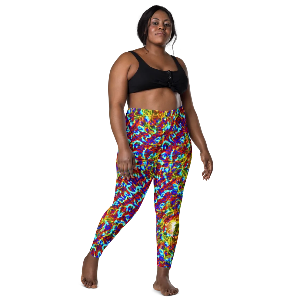 Electric Tempest on Leggings with Pockets — Front