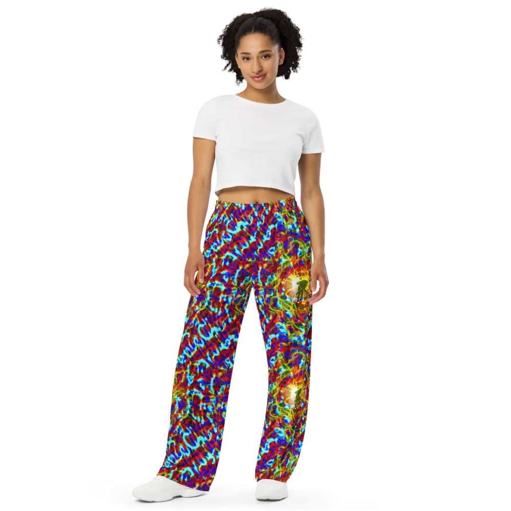 Electric Tempest on Wide-Leg Pants — Front
