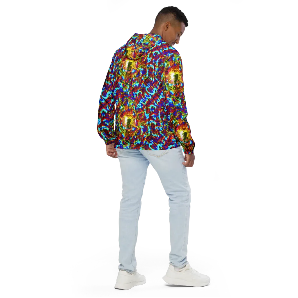 Electric Tempest on Men's Windbreaker — Back
