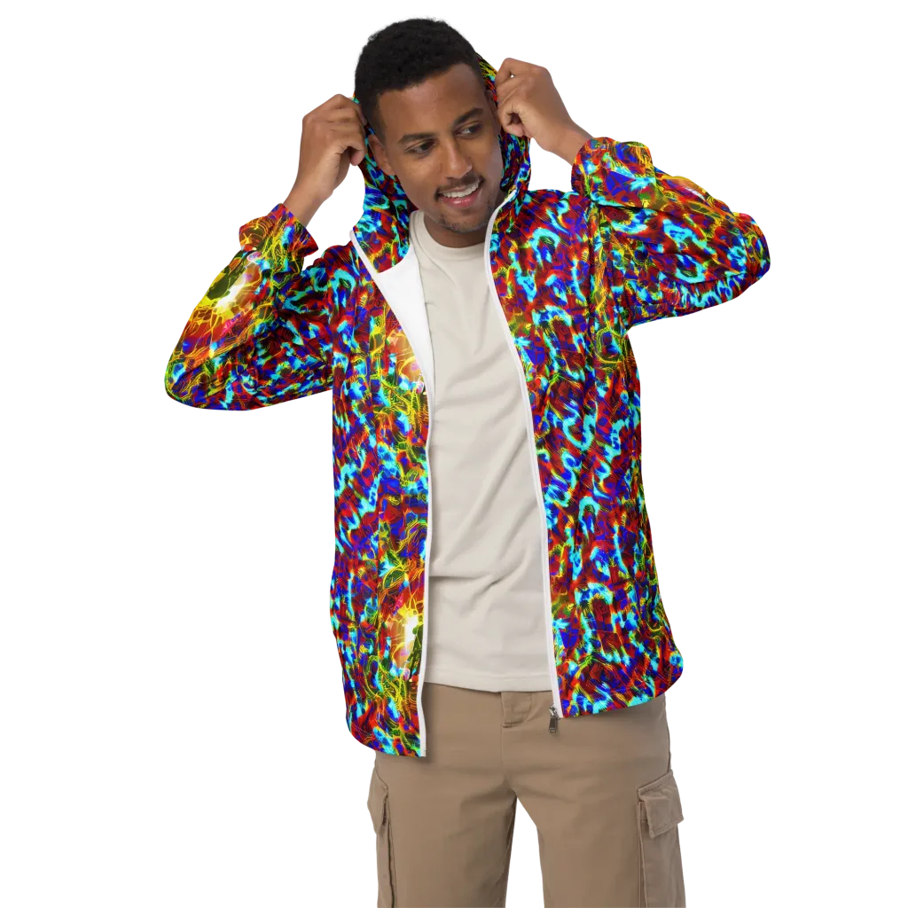 Electric Tempest on Men's Windbreaker — Front