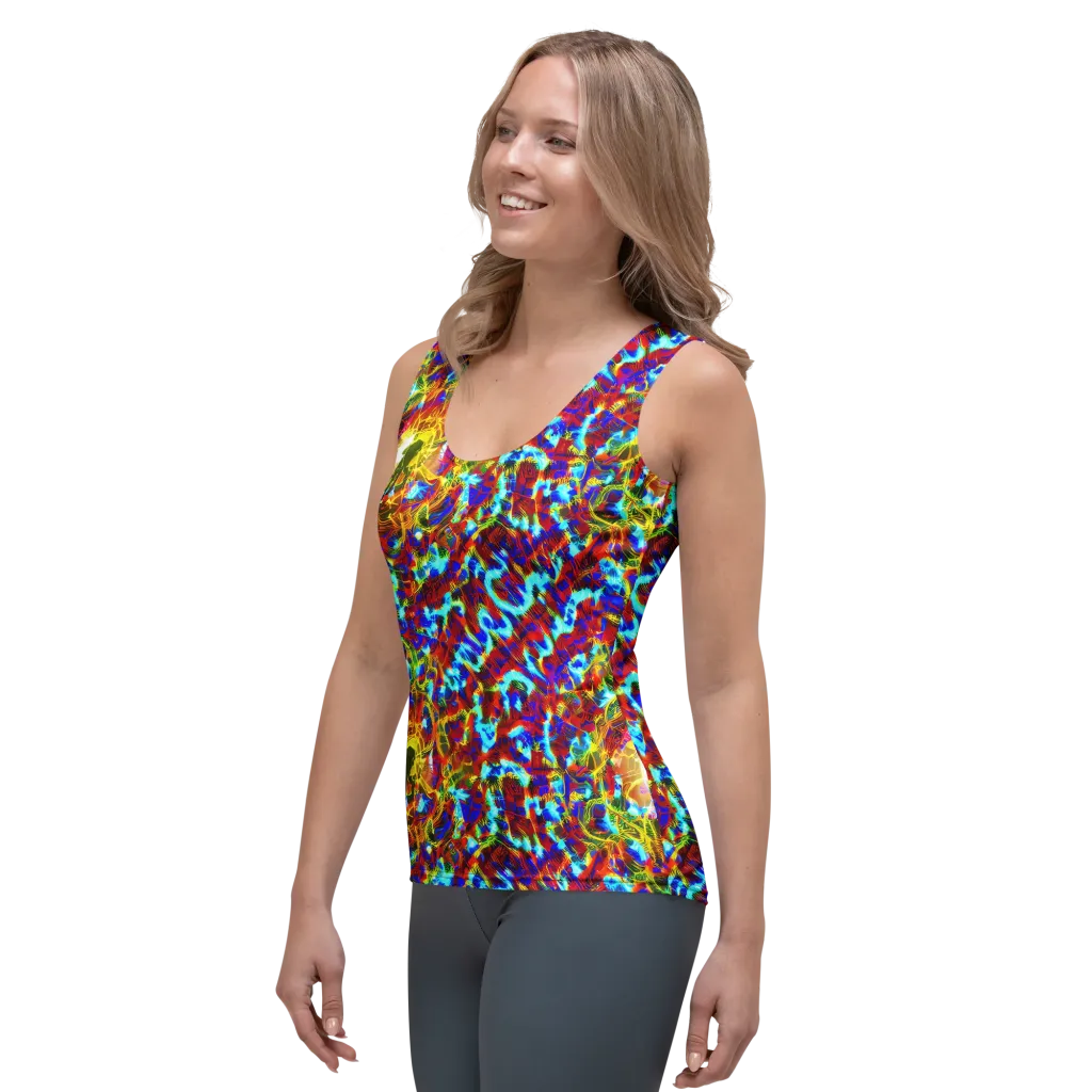 Electric Tempest on Women's Tank Top — Left Front