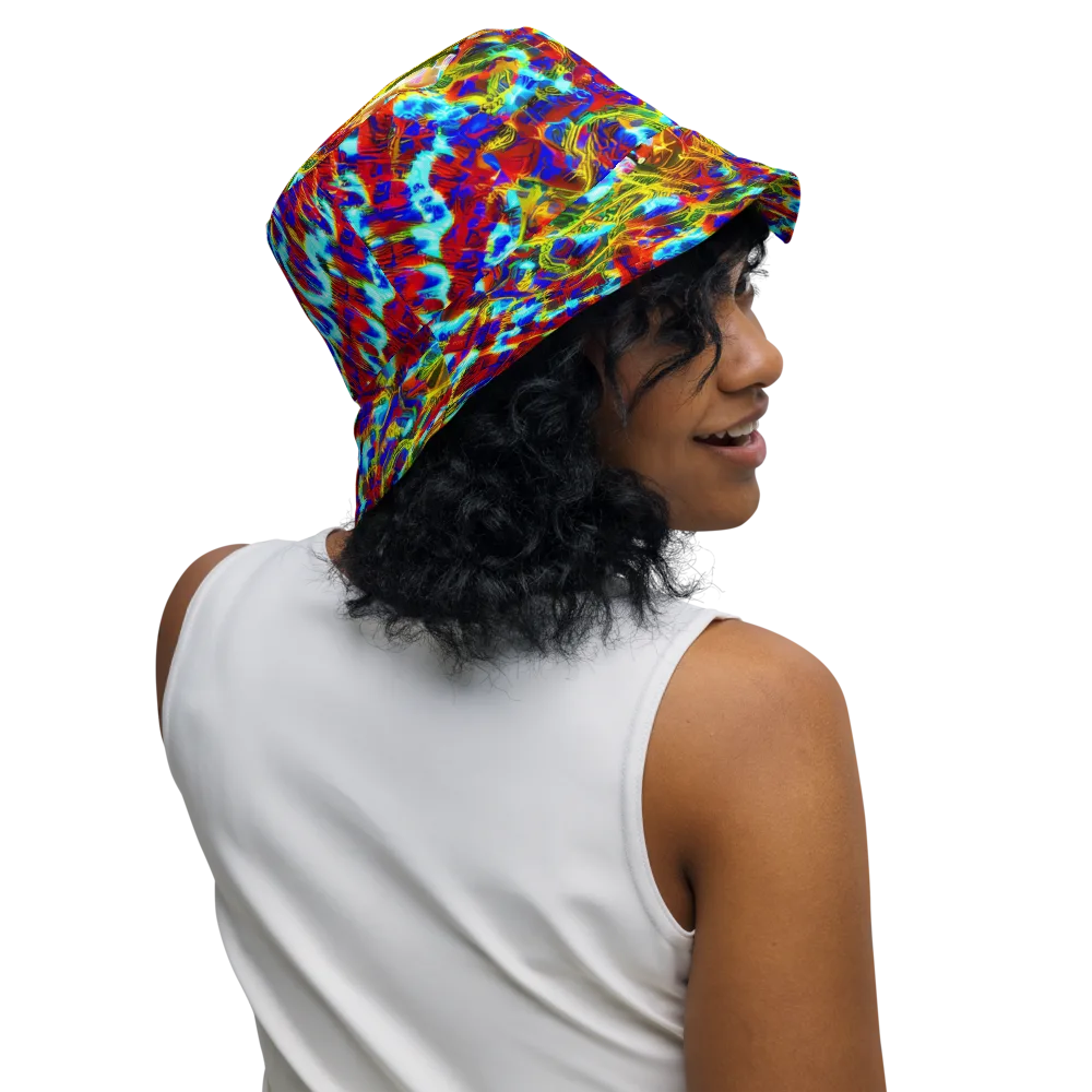 Electric Tempest on Reversible Bucket Hat — Right Outside