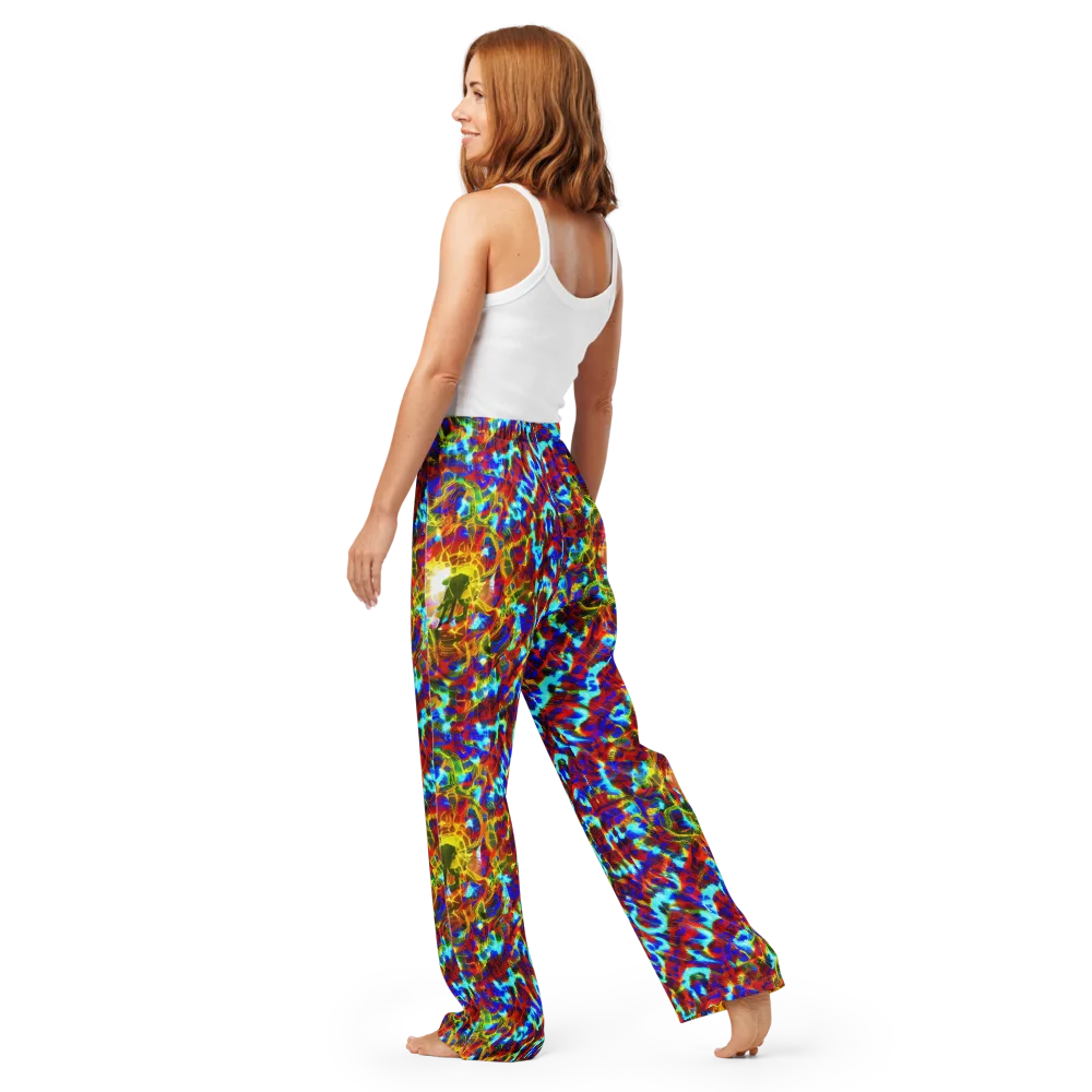 Electric Tempest on Women's Pajama Pants — Back