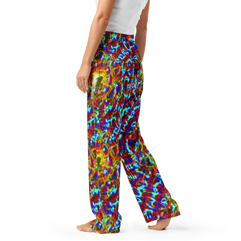 Electric Tempest on Women's Pajama Pants — Left
