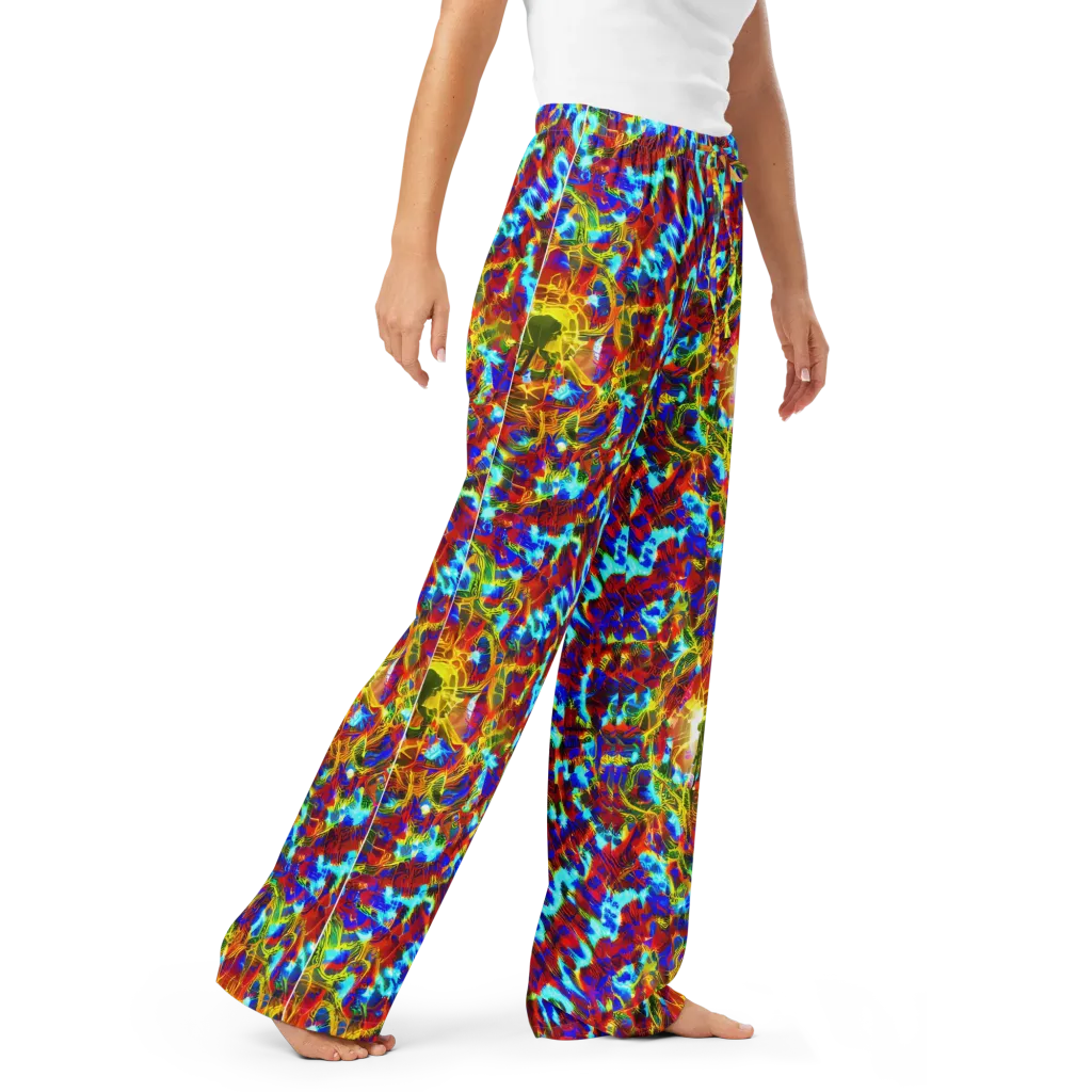 Electric Tempest on Women's Pajama Pants — Right Front