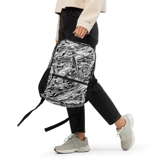 Inkstorm Marble on a Utility Backpack