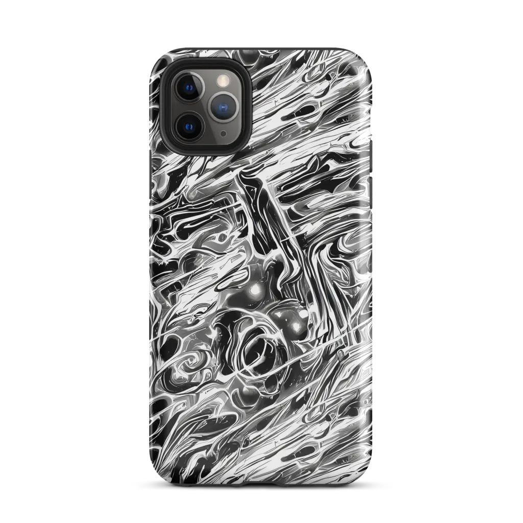 Inkstorm Marble on Tough Case for iPhone® — Front