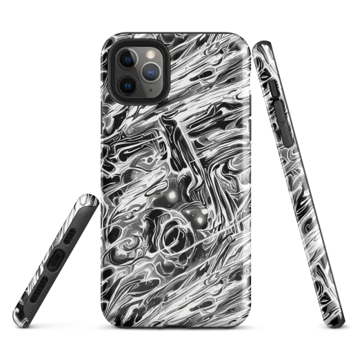 Inkstorm Marble on a Tough Case for iPhone®