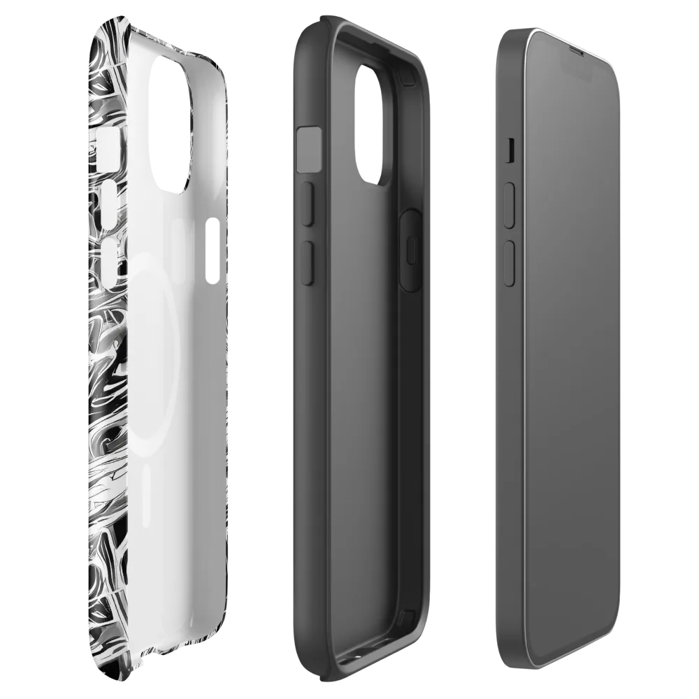 Inkstorm Marble on MagSafe Tough Case for iPhone® — Front