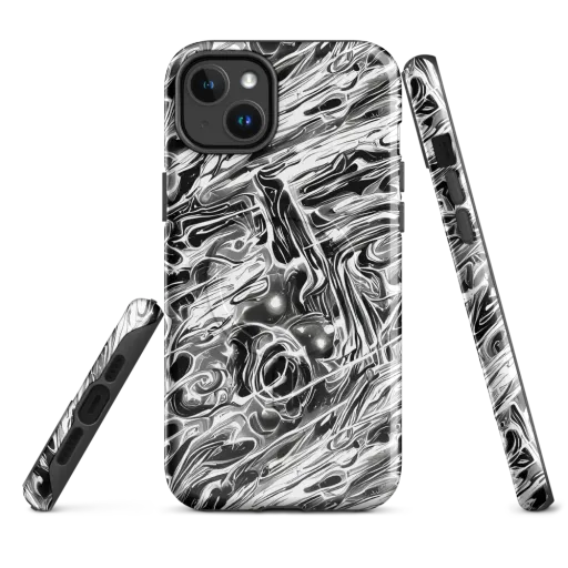 Inkstorm Marble on a MagSafe Tough Case for iPhone®