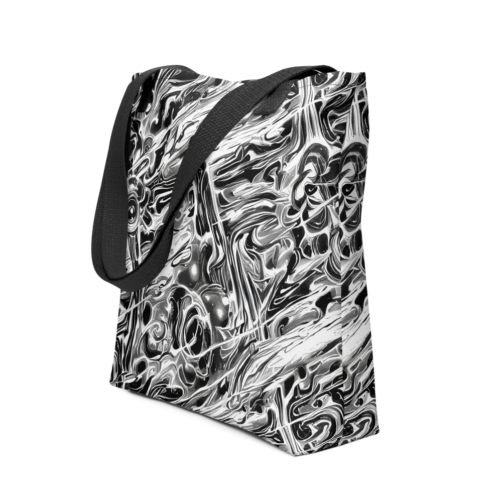 Inkstorm Marble on Tote Bag — Front