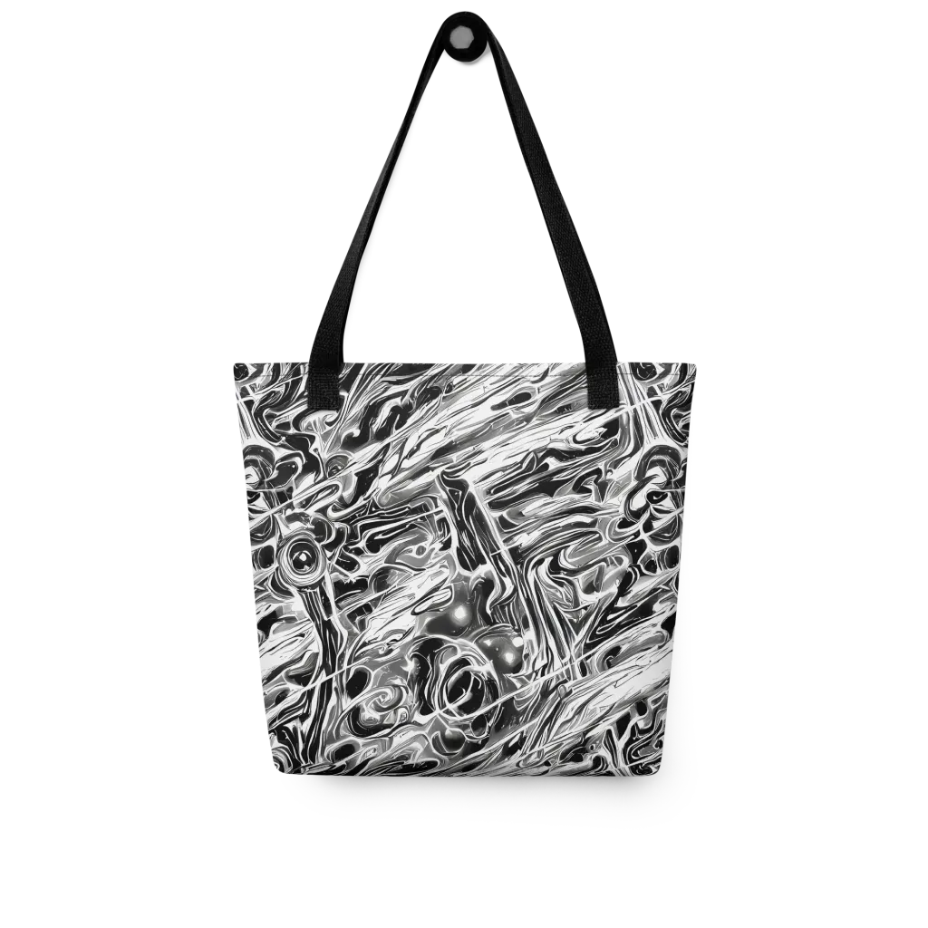 Inkstorm Marble on Tote Bag — Front