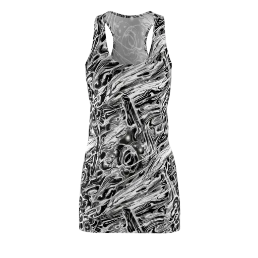 Inkstorm Marble on a Racerback Dress