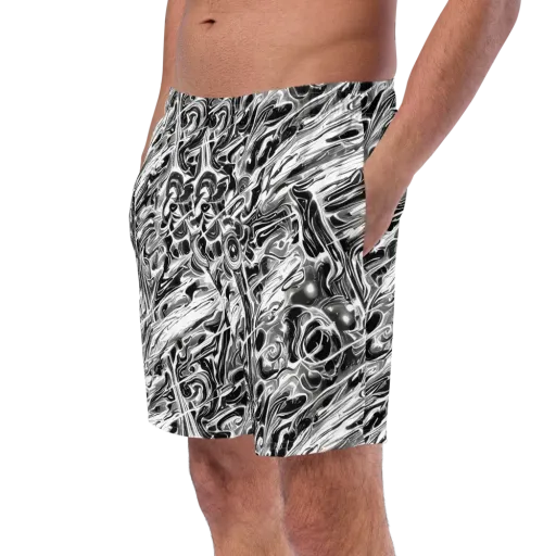Inkstorm Marble on a Swim Trunks