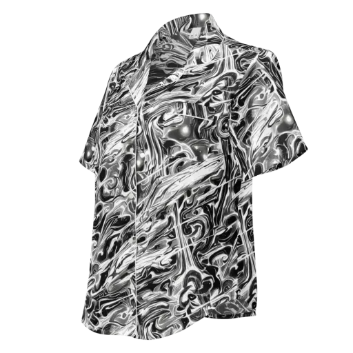 Inkstorm Marble on a Women's Short Sleeve Pajama Top