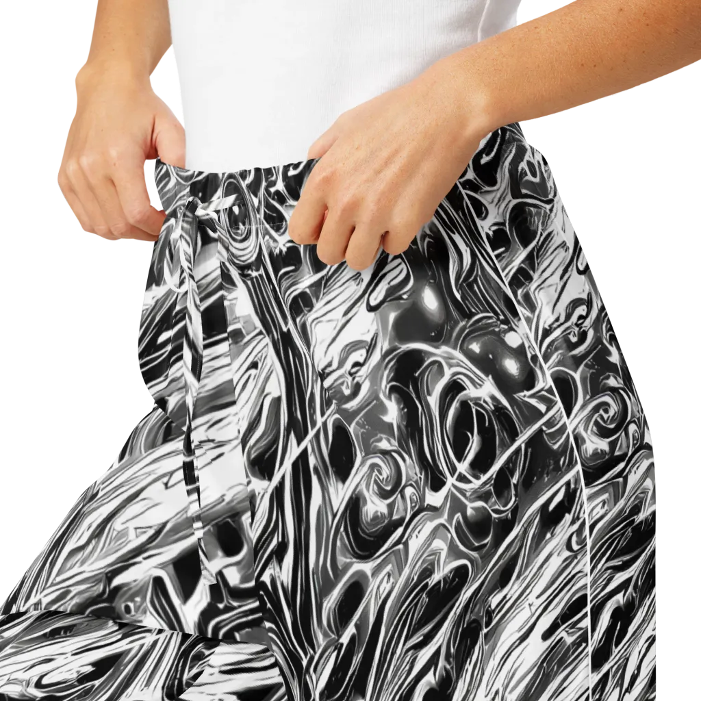 Inkstorm Marble on Women's Pajama Pants — Product details