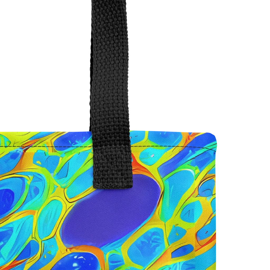 Blue Fireflow on Tote Bag — Product details
