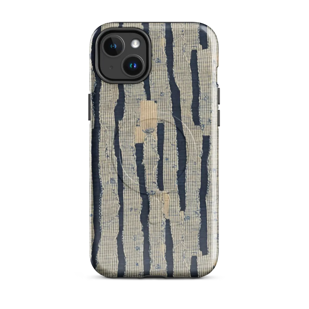 Indigo Fray on MagSafe Tough Case for iPhone® — Front
