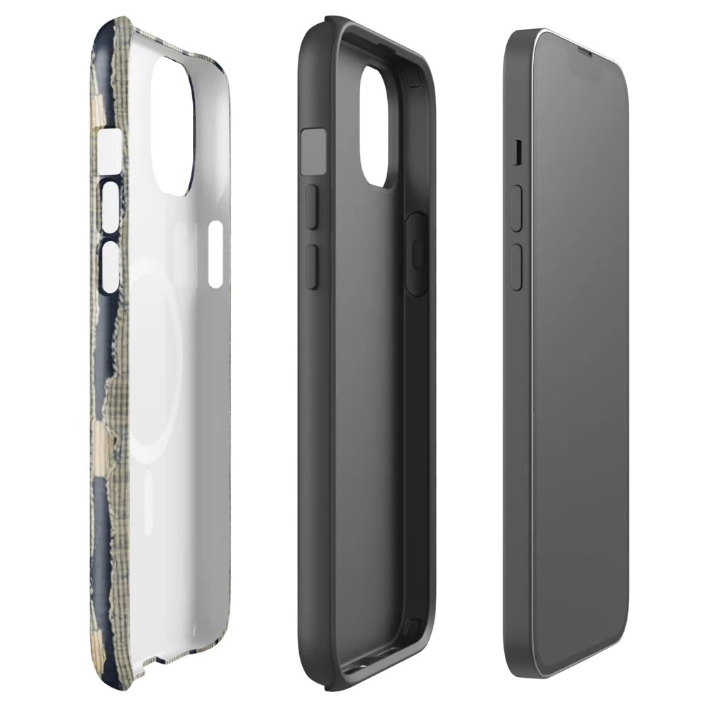Indigo Fray on MagSafe Tough Case for iPhone® — Front