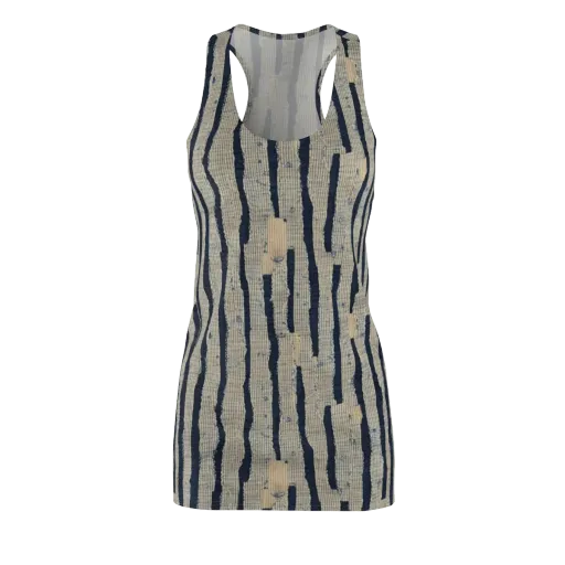 Indigo Fray on a Racerback Dress