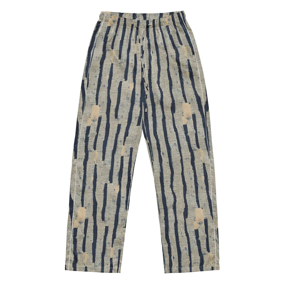 Indigo Fray on Women's Pajama Pants — Front